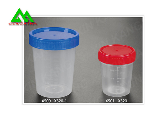 중국 뚜껑, 수집을 위한 메마른 소변 견본 컵을 가진 의학 플라스틱 견본 단지 협력 업체