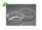 뚜껑 플라스틱 의학 급료를 가진 메마른 사각/둥근 처분할 수 있는 세균 배양용 접시 협력 업체