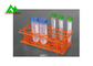 PP 물자 다채로운 분리기 관 선반, 플라스틱 시험관 대 세륨 ISO 협력 업체