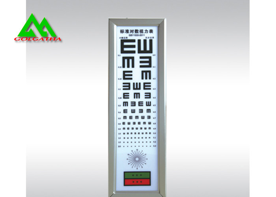 중국 병원 엔 그 라이트 테스트를 위한을 위한 눈 장비 시력 검사표 가벼운 상자 협력 업체